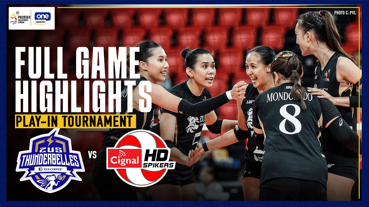 ZUS Coffee upsets Cignal in five-set play-in thriller | PVL Highlights